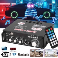 Wireless Bluetooth 5.0 Stereo Audio Amplifier Dual Channel Power Amp Sound Receiver FM Radio Speaker