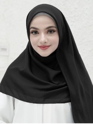 Essential Glitter Scarf Mandjha Basic Polos Ivan Gunawan Muslim Hijab Segi Empat Voal 0riginal
