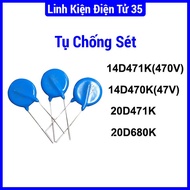 Varistor lightning arresters of many types 14D471K/14D470K/20D471K/20D680K
