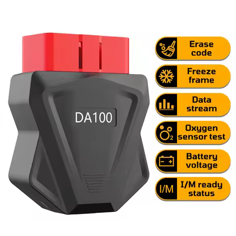 OBD 2 Scanner Auto Diagnostic Tools DA100 Engine Battery Test Car Accessories Car OBD2 Code Reader E