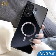 Glossy Glass Softcase for Vivo V60 2025 - Casing Vivo Vivo V60 2025hp - Protective Case hp - K141