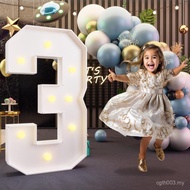 imprsv 3FT Marquee Numbers, Light Up Numbers for 3rd 30th Birthday Decorations Anniversary Party Dec