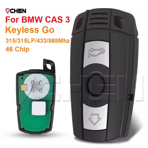 Keyless Smart Key Fob ID46 315LP/315/433/868MHz For BMW CAS3 3/5 Series X5 X6 E60 E61 E70 E71 E87 E9