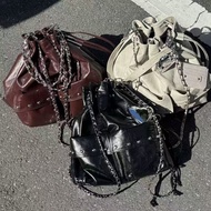 April deinet Korean Designer 25 Spring New Style Multi-Back Chain Rivet Design Backpack