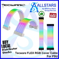 (ALLSTARS: We are Back) Tecware FLEX ARGB Extension Cables (WHITE or BLACK )