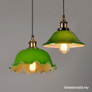 Modern Creative Green Glass Pendant Light Kitchen Island Decor Dining Room Hanging Lights Cafe Bar D