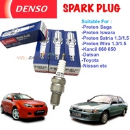 Denso Spark Plug W16EP-U W16EX-U11 (1set = 4pcs)Proton Saga OLD Iswara Wira 1.3 1.5 Satria Kancil to