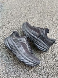 HOKA ONE ONE Bondi 7 Wide  低幫 休閒跑步鞋 男女同款 黑色