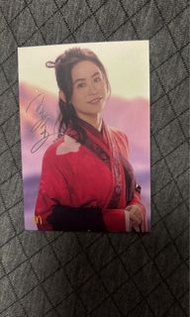 交換麥當勞將軍漢堡簽名卡 宣萱