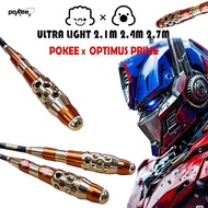 POKEE Joran Teleskopik 2/8 Ultra Light 2.1m 2.4m 2.7m ( OPTIMUS PRIME ) Udang Galah Telescopic Rod P