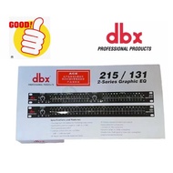 DBX 215/131 Graphic Equalizer dbx equalizer 15 band Dbx (Silver Color)
