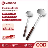 MODOFO Penyodok Cendawan Keluli Tahan Karat | Spatula Kecil Tahan Panas | Sudip Menggoreng Dapur Kit