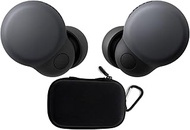 Sony LinkBuds S Truly Wireless Noise Canceling Earbud Headphones (Black) with Earphone Case Bundle (2 Items)