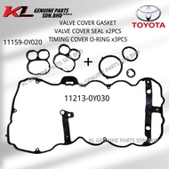 TOYOTA VIOS YARIS AVANZA ARUZ VALVA COVER GASKET 11213-0Y030 CAM SEAL 11159-0Y020 TIMING COVER O-RIN