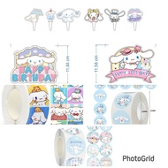 CINNAMOROLL TOPPER sanrio CINNAMOROL STICKER/