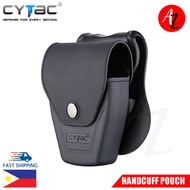 CYTAC Open Top Polymer standard Handcuff Pouch Holster Paddle Belt with Lid for Posas Model CY-CUFP3