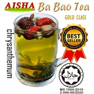 Teh Ba Bao Halal Aisha Chrysanthemum Babao Tea Red Kurma Longan Goji Berry Hadiah percuma RM3.xx/pek