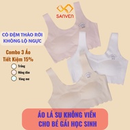 Student Shirt 9 to 12 Years Old, Bra for Primary and Secondary School Girls, Seamless Bra (ball shir