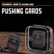 3 Layer Poker Chips Fidget Spinner - EDC Sensory Toy for Anxiety Relief, Push Coin & Card Flipper Bl