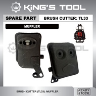 TL33 BRUSH CUTTER: MUFFLER/ EXHAUST MUFFLER/ EKZOS MESIN RUMPUT TU33 TB33 BG330