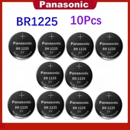 10pcs Original Panasonic BR1225  CR1225 Bulk 3V Battery Compatible with DL1225 KL1225 L1225 ECR1225 