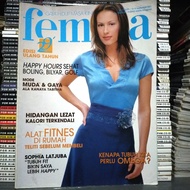 Majalah Femina September 2001 - Cover Sophia Latjuba