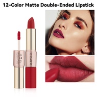 O.TWO.O Matte lipstick 2 in 1 Double-Headed lipstick lipstick 12 Colors Lip Glaze Matte lipstick