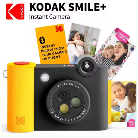 Kodak Smile+ Instant Camera 10MP Portable Photo Printer With All-in-One Camera And Printer ZINK Inkl