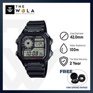 Casio AE-1200 (AE-1200WH / AE-1200WHB/ AE-1200WHD) Series Men's Digital Sports Watch