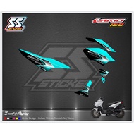NEW VARIO 160 DS 07 MOTORCYCLE STRIPING STICKER