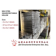 MILD STEEL BESI HOLLOW SQUARE/RECTANGULAR HOLLOW SECTION BESI HOLLOW TEBAL 1.6mm 方喉钢铁 METAL HOLLOW