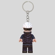 GANTUNGAN Gojo LEGO Keychain | LEGO Gojo Keychain | Jujutsu Kaisen Series