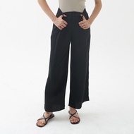 Mississippi Wide Leg Trousers Celana Wanita LIN000553M Hitam