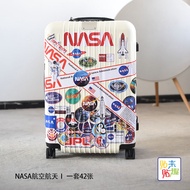 - * New *'NASA Aviation Space Adventure Series Luggage Suitcase Stickers Unique Scooter Guitar Decor