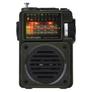 【優選】hrd700多波段收音機迷你小型小音箱插卡自動搜臺