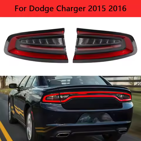 Tail Lamp For Dodge Charger 2015 2016 LED Car Rear Bumper Tail Light Taillights Stop Brake Lamp Tail