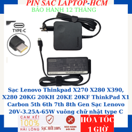 Sạc Lenovo Thinkpad X270 X280 X390 X280 20KG 20KH 20KE 20KF ThinkPad X1 Carbon 5th 6th 7th 8th Gen S