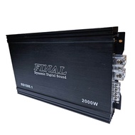 เพาเวอร์แอมป์ FINAAL RS1500.1 ขับซับ 10 นิ้ว Class - D กำลังขับ 2000 วัตต์ แรงกำลังดี Power Amp เครื