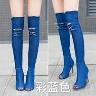 Summer Breathable Comfortable Boots Women Thigh High Boots Winter Women Boots High Heels Women Shoes
