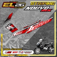 529 STRIPING STICKER YAMAHA NOUVO MX - STICKER YAMAHA NOUVO MX MOTIF Abstract