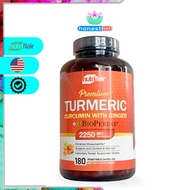 OXY Nutriflair Turmeric Curcumin with Ginger, Black Pepper 180 tablets