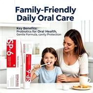 SP-6 Probiotic Toothpaste, Gentle Clean Stains, Fresh Breath Care