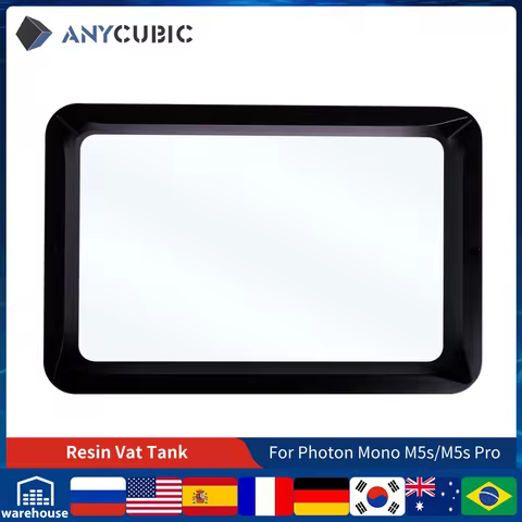 ANYCUBIC 3d Printer Parts UV Resin Vat Tank For Photon Mono M5s、Photon Mono M5s Pro