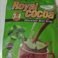 Mint chocolate drink malt Cereal malaysia Mroyal chocolate malt drink