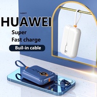 66W Mini Powerbank 10000mAh 5A Built in Super Fast Charging Cables LED Display Portable Power Bank f