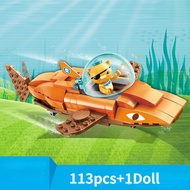 2024 New The Octopus Octonauts Octopus fort Compatible With Building Blocks LEGO Doll toy DIY Brick