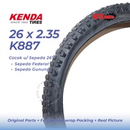 Kenda K887 Black 26 x 2.35 Bicycle Tire 26 Inch Bicycle Wheel Federal KS Bike Mountain Bike Cirebon