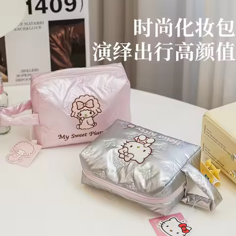 Sanrio hello Kitty My Melody make up bag women bag luxury bags makeup pouch make up organizer bag tr