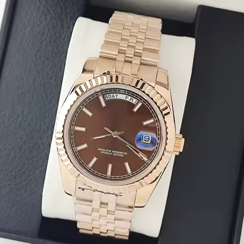 Miyota 8285 Men's Mechanical Watches Luxury Meteorite Dial Automatic Watch For Men Week MIYOTA 8285 