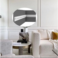 Wainscoting Siap Potong PS ( POLYSTRENE) / SIAP POTONG 45 DARJAH
